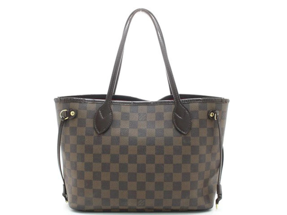 LOUIS VUITTON Neverfull Tote Bag Damier pouch